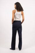 Zoe Pants - Navy/White Pinstripe