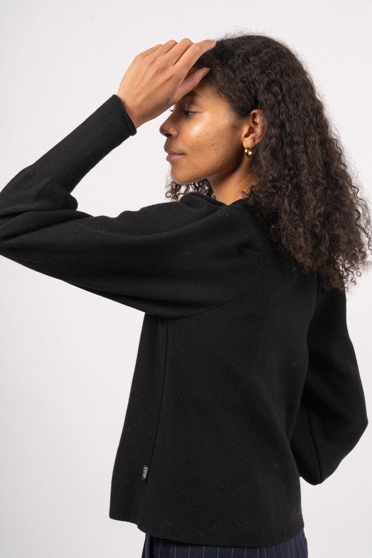 Pernilla Merino Sweater - Black