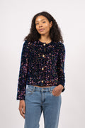 Paulette Jacket - Multicolour Sequins Velour