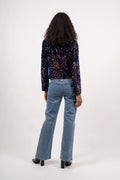 Paulette Jacket - Multicolour Sequins Velour