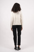 Yashirata Bow LS Knit Pullover - Birch