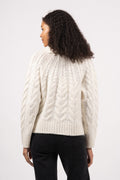 Yashirata Bow LS Knit Pullover - Birch