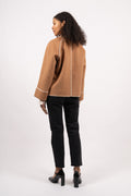 Yasalami Handmade Wool Mix Jacket - Nomad W/Birch Stich