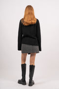 Ceara Hope Raglan Pullover - Black