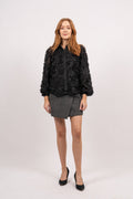 Yasroso LS Neck Shirt - Black