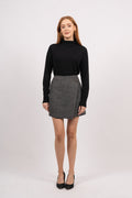 Hanni LS Knit T-Neck - Black