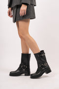 Pavement Tamera Bikerboots Svart