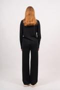 Hanni HW Knit Pant - Black