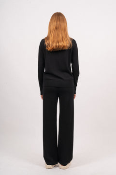 Hanni HW Knit Pant - Black