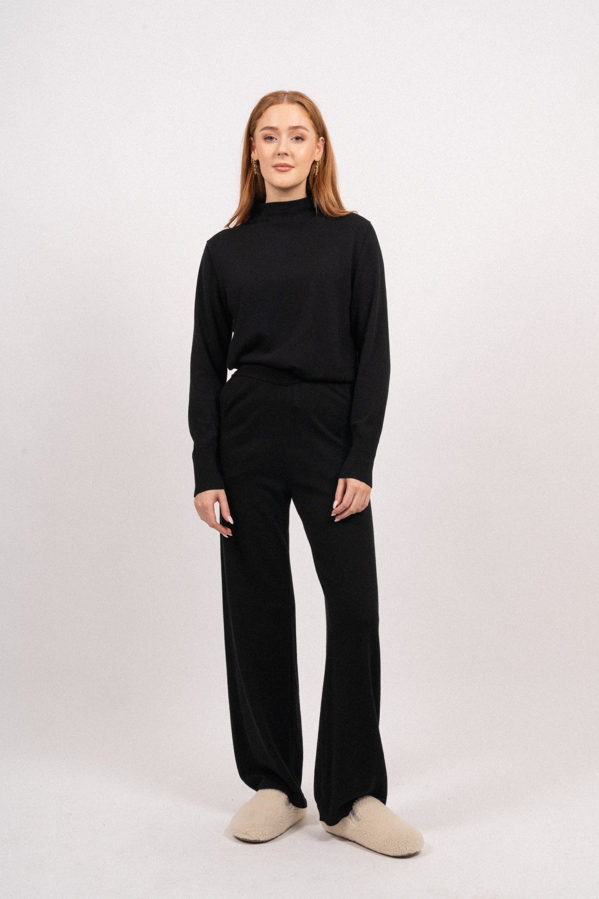 Hanni HW Knit Pant - Black