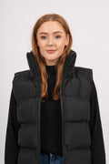 Idalene Kaysa Long Waistcoat - Black