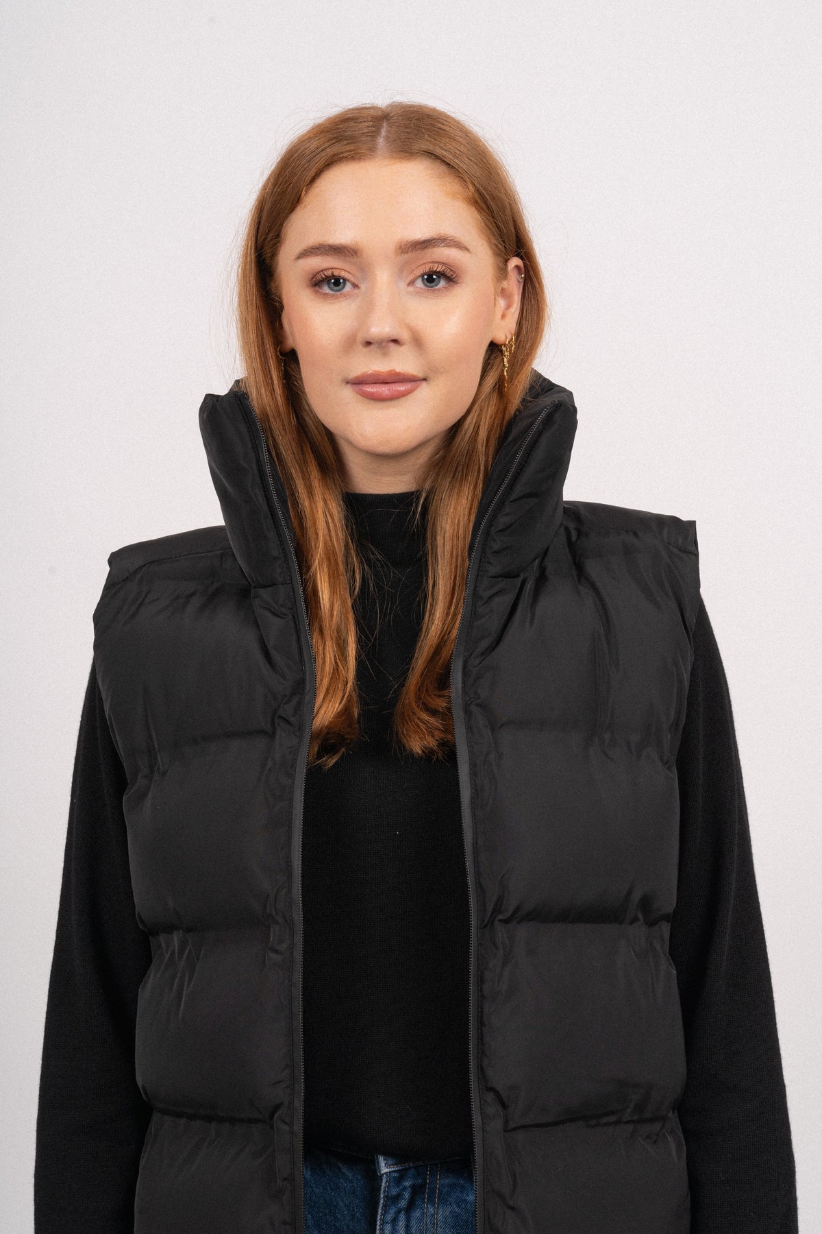 Idalene Kaysa Long Waistcoat - Black