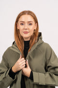 Malan Hood Raincoat - Four Leaf Clove