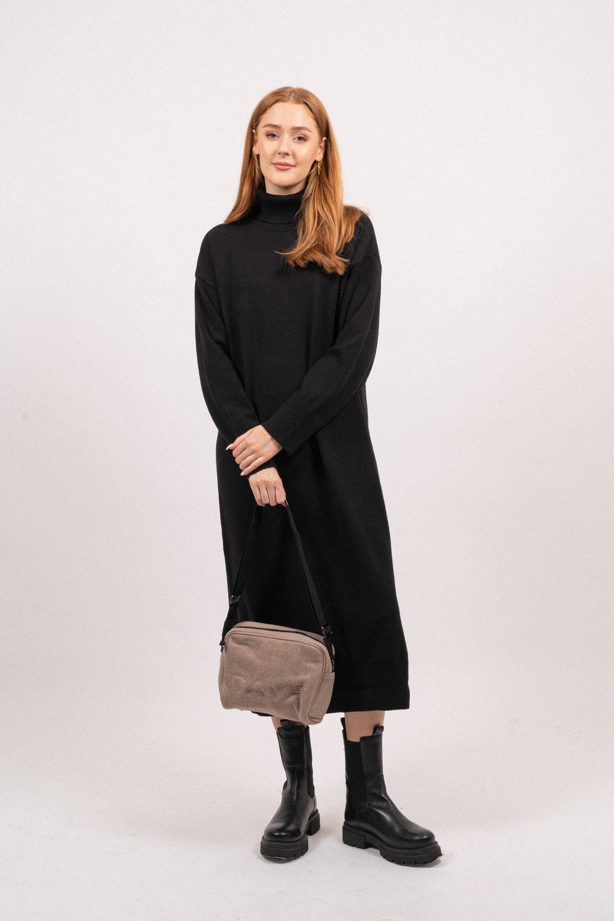 Day Woolen XL Boxy - Taupe Melange