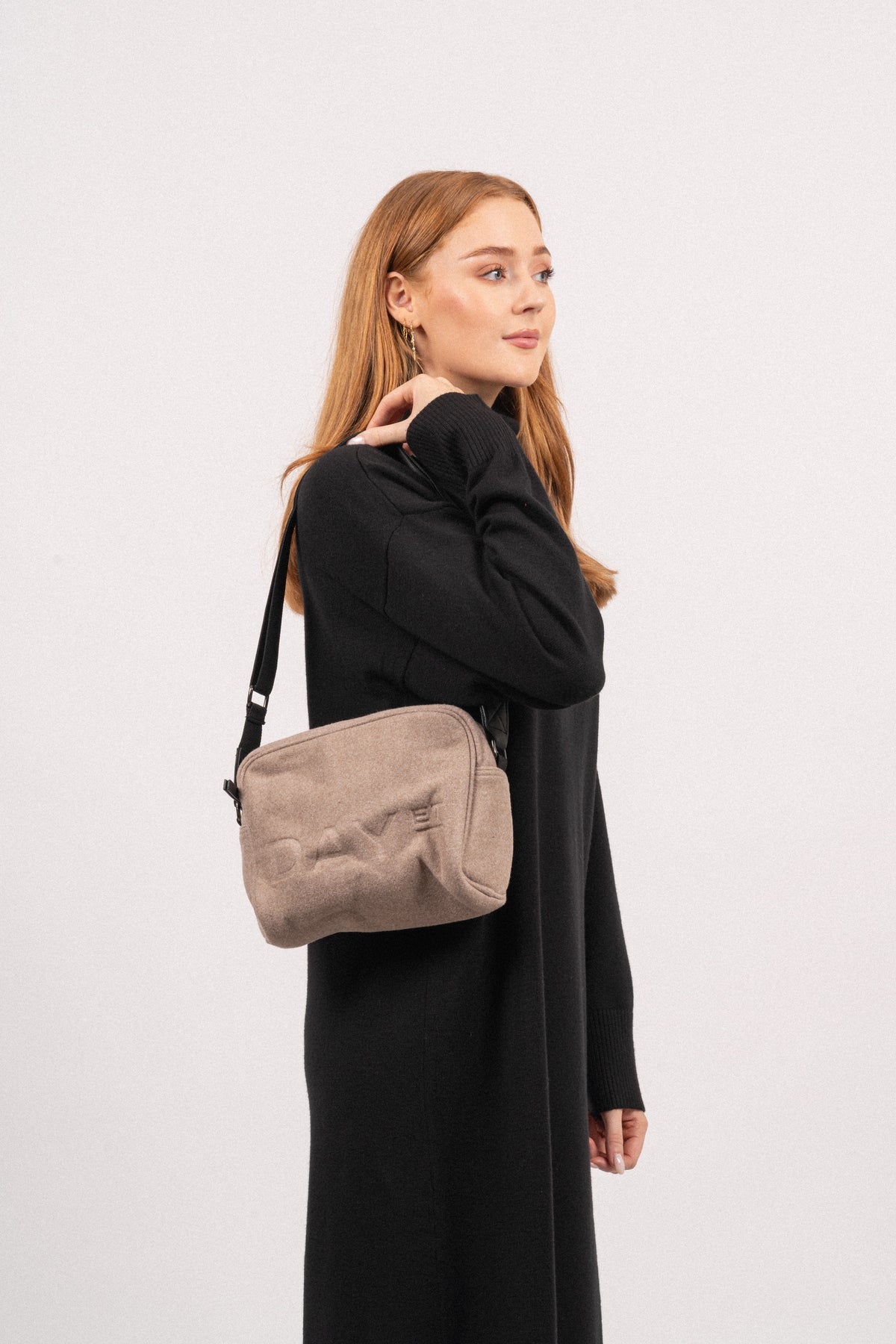 Day Woolen XL Boxy - Taupe Melange
