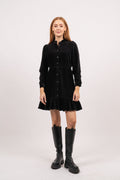 Floriana Shirt Dress - Black