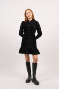Floriana Shirt Dress - Black