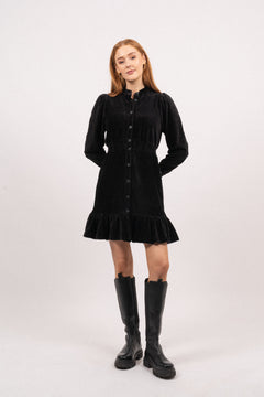 Floriana Shirt Dress - Black