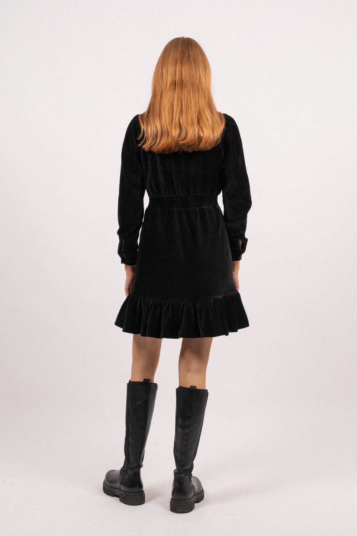 Floriana Shirt Dress - Black