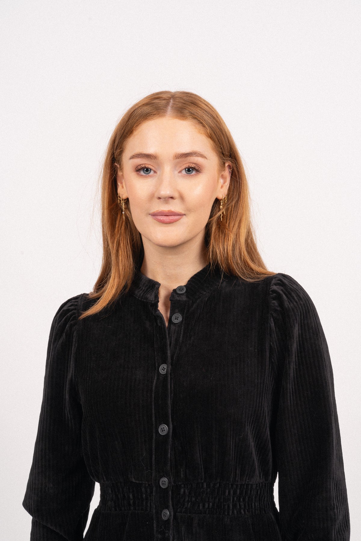 Floriana Shirt Dress - Black