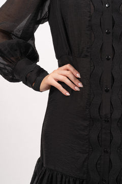 Yasponira LS Dress - Black