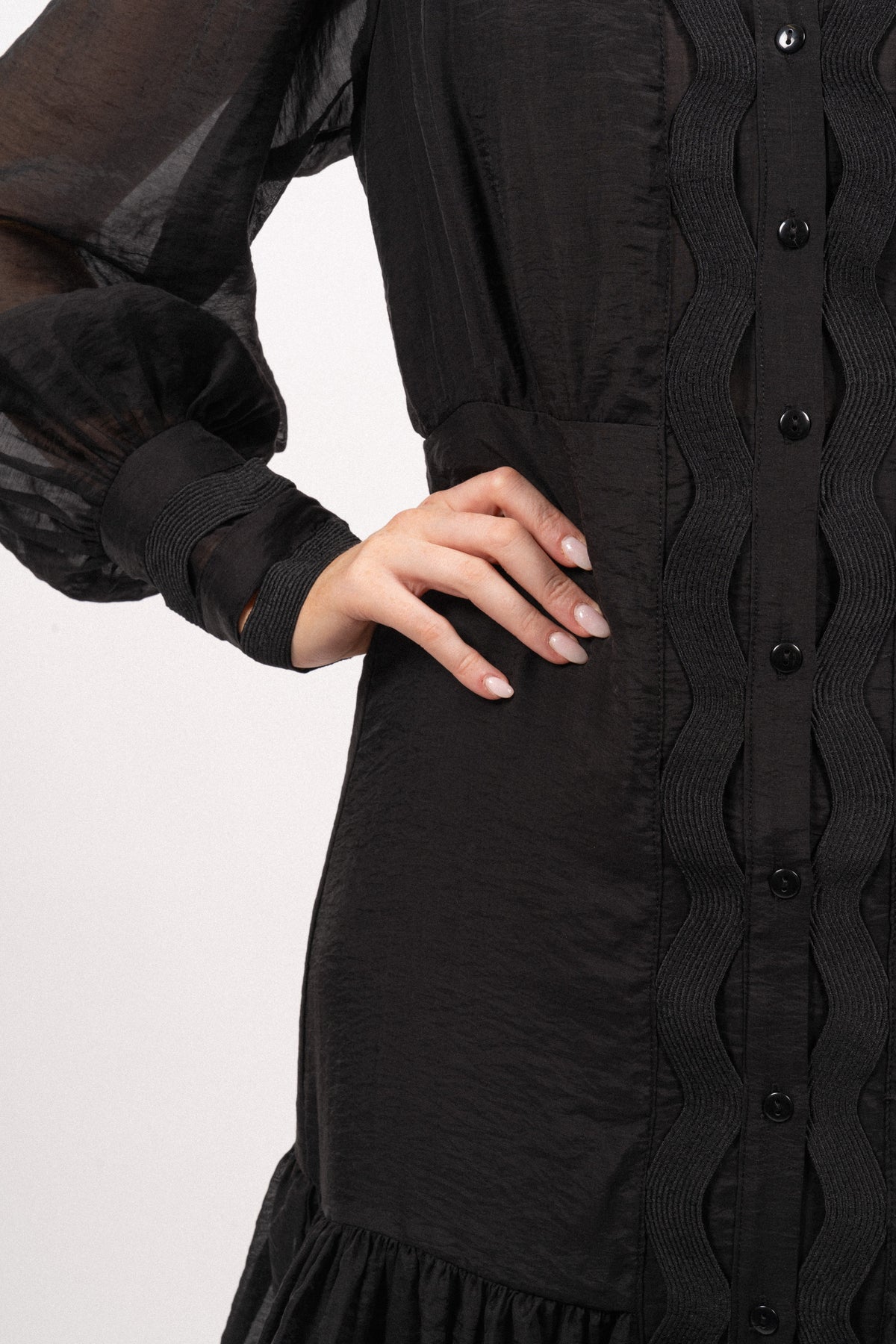 Yasponira LS Dress - Black