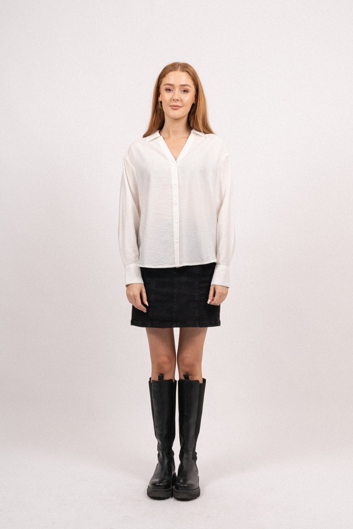 Semele Shirt - Egret