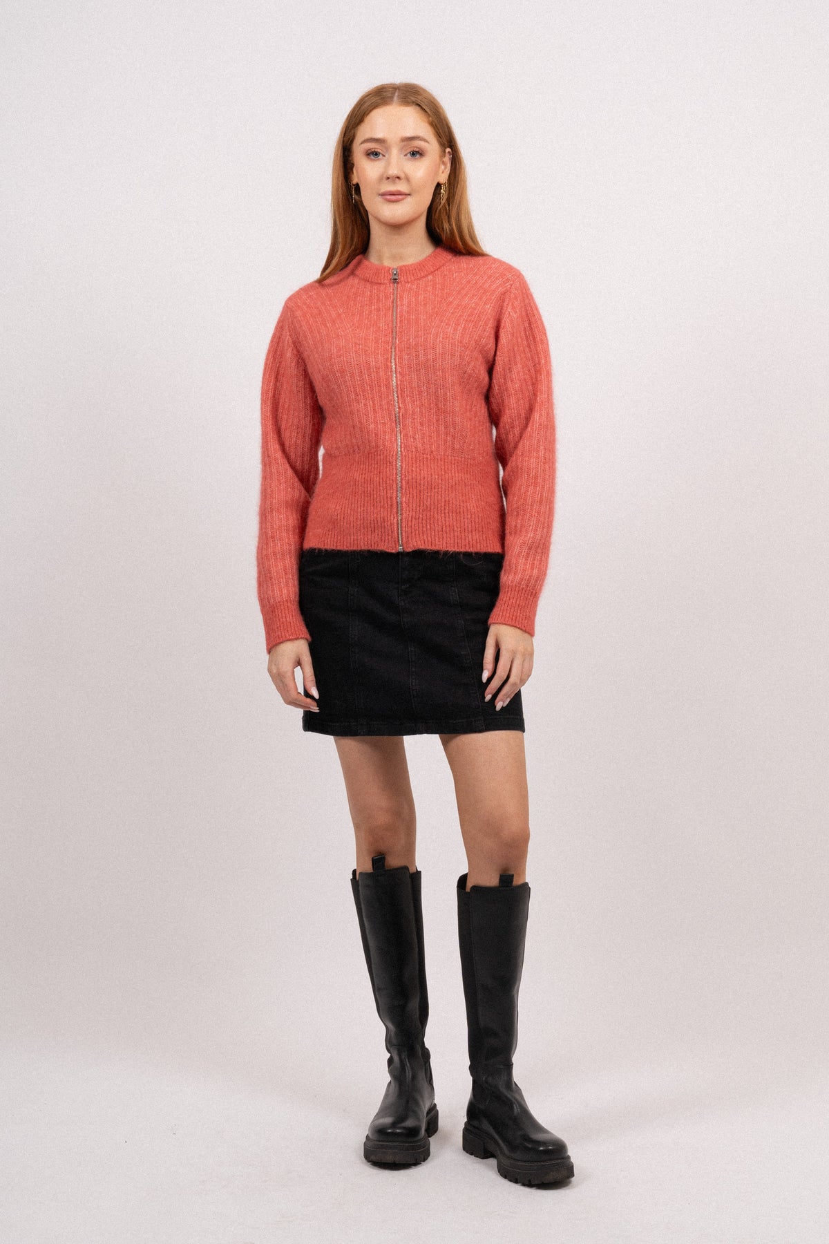 Sigune Nenaya Cardigan - Mineral Red