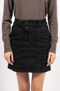 Jolenecc Denim Skirt - Black