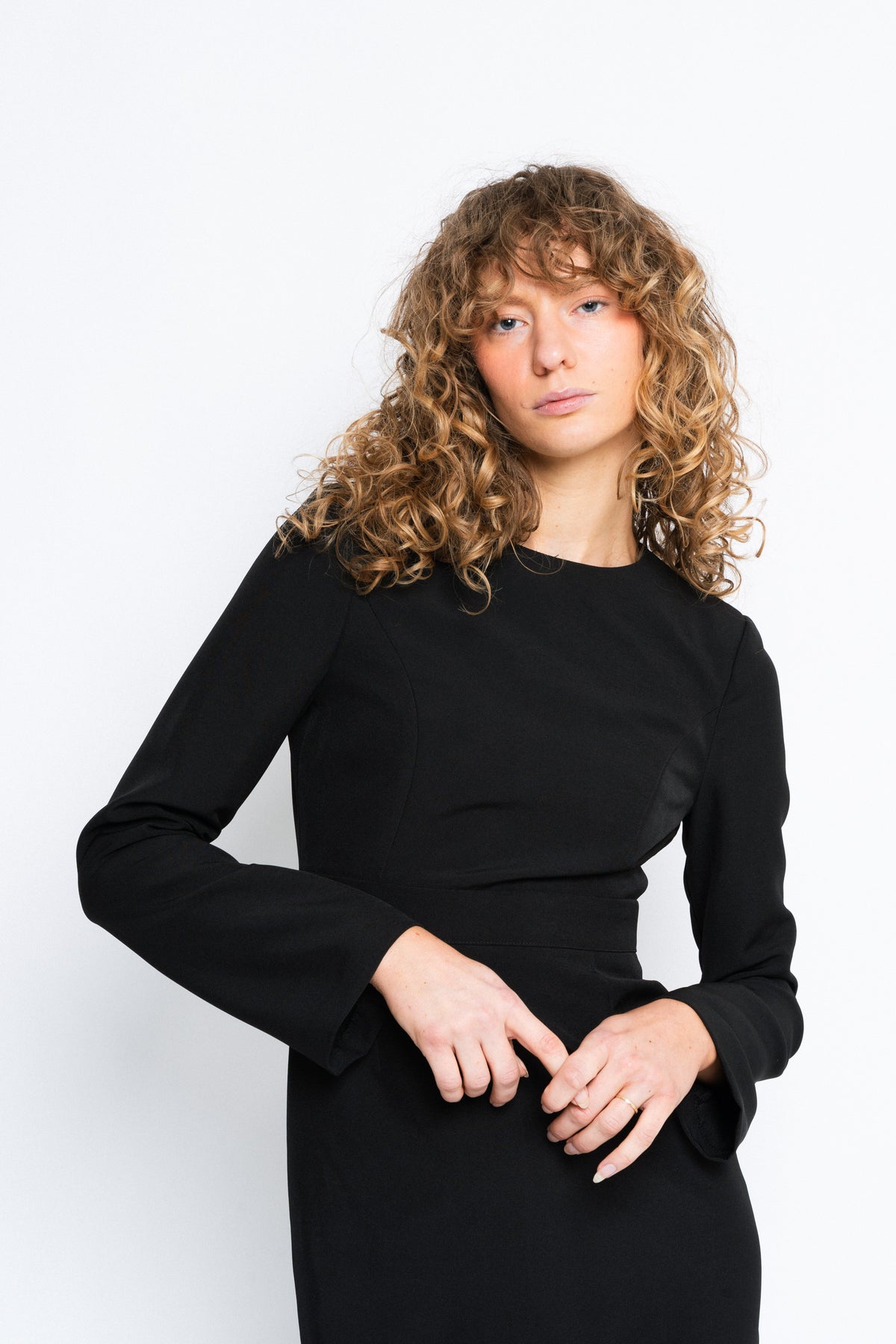 Yassifly LS Dress S - Black