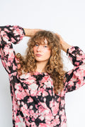 CisiraIW Blus - Pink Floaty Flower