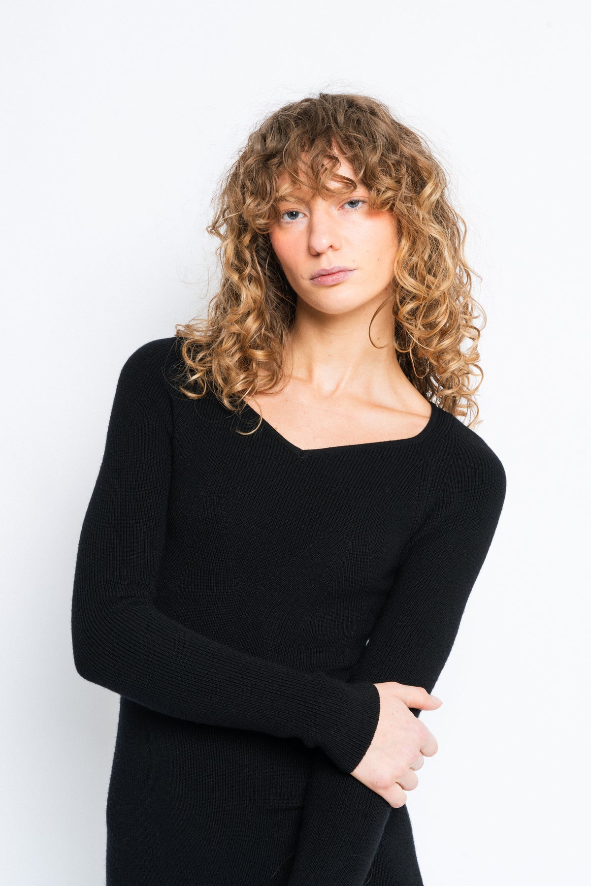 Malin Merino Dress - Black