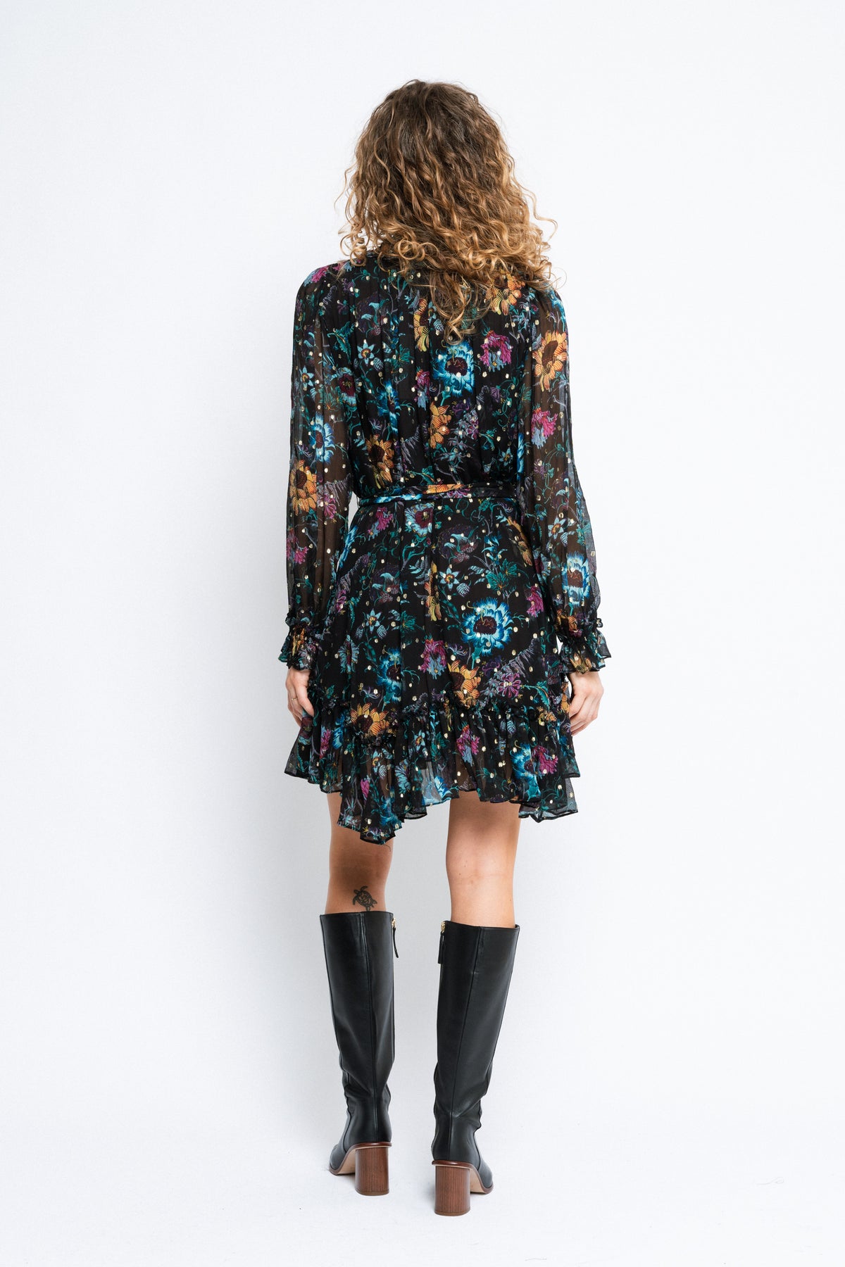 Anais Dress - Black Iris