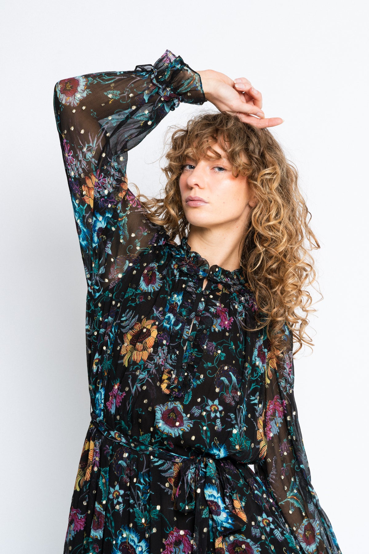 Anais Dress - Black Iris