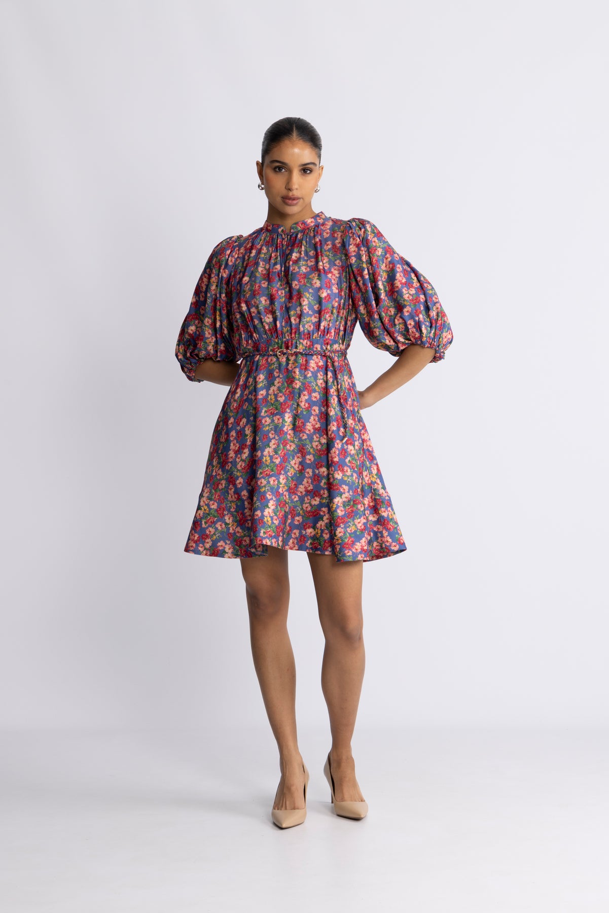 Viscose Belt Dress - Delightsful
