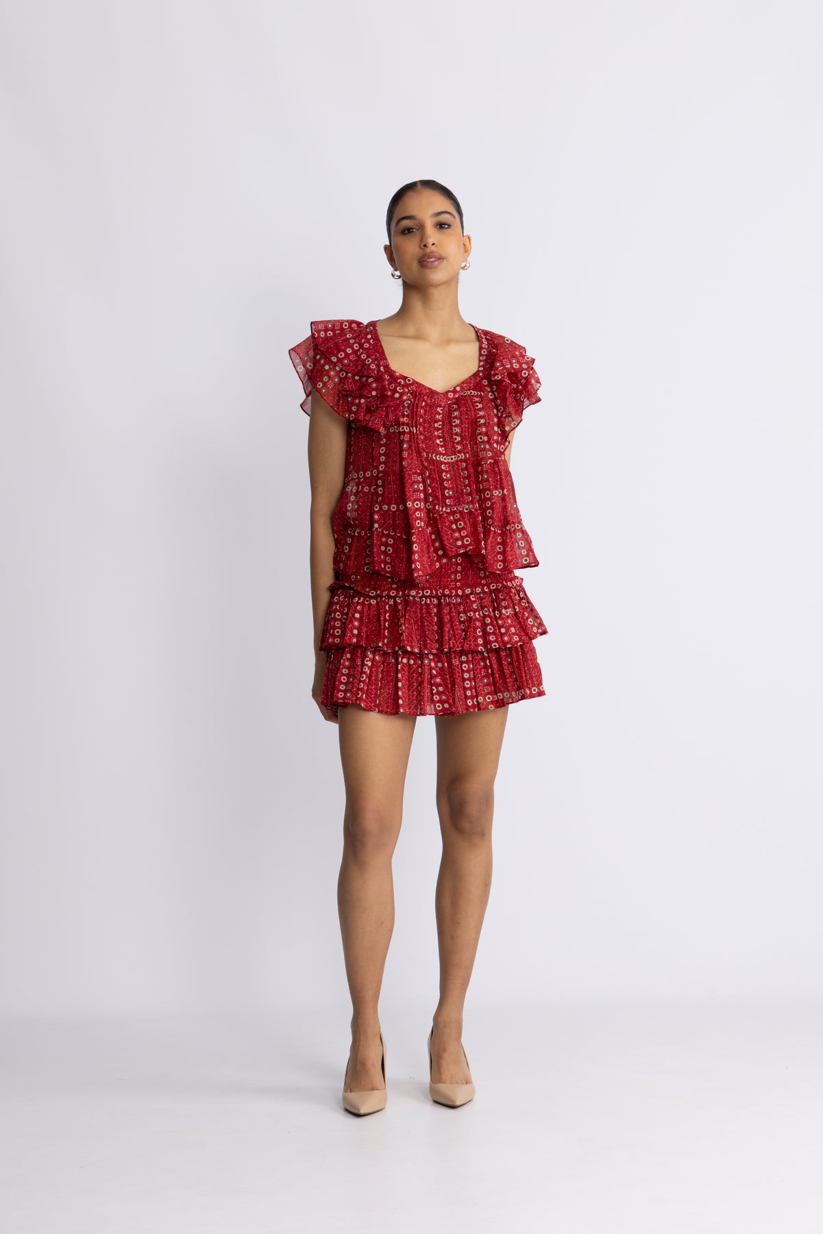 Isabel Marant Naomi Kjol, Röd