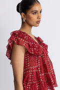 Isabel Marant Madrana Blus - Röd