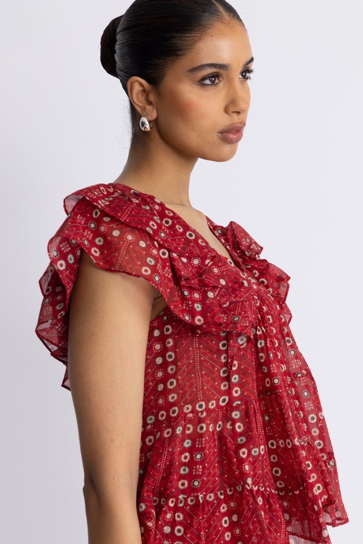 Isabel Marant Madrana Blus - Röd