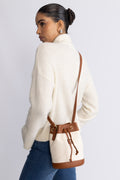 Canvas Bucket Bag - Brun