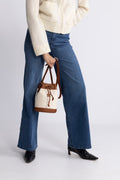 Canvas Bucket Bag - Brun