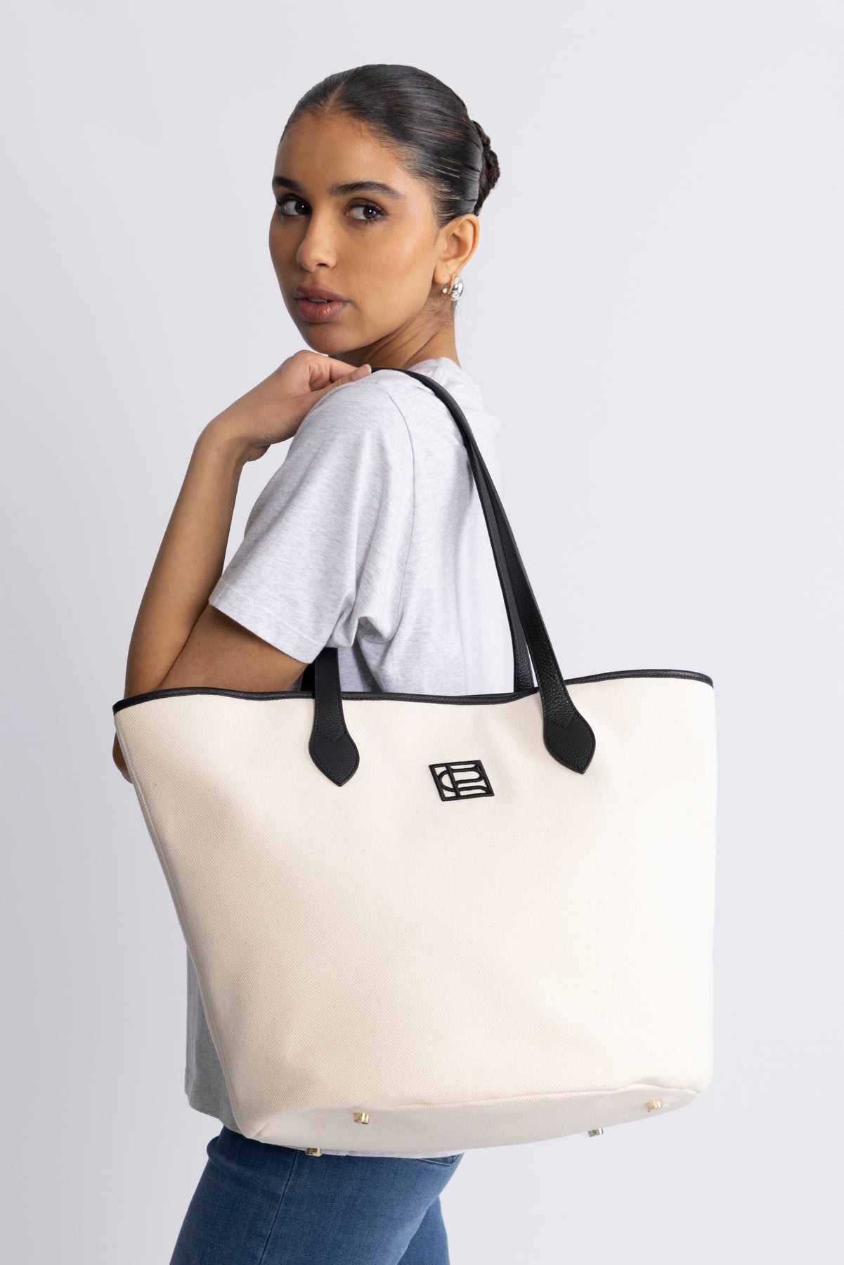 Canvas Tote Bag - Svart