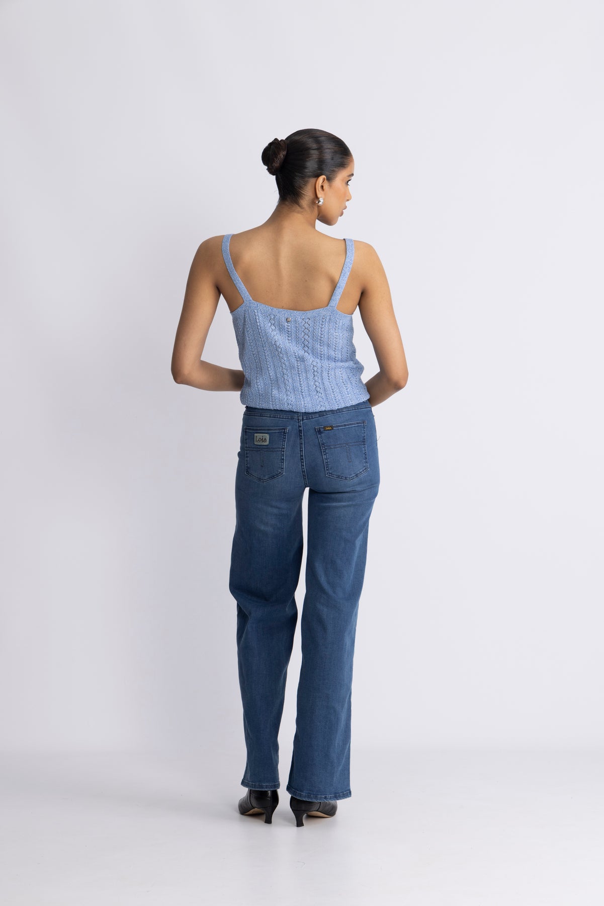 Cressida Melange Knit Top - Regatta
