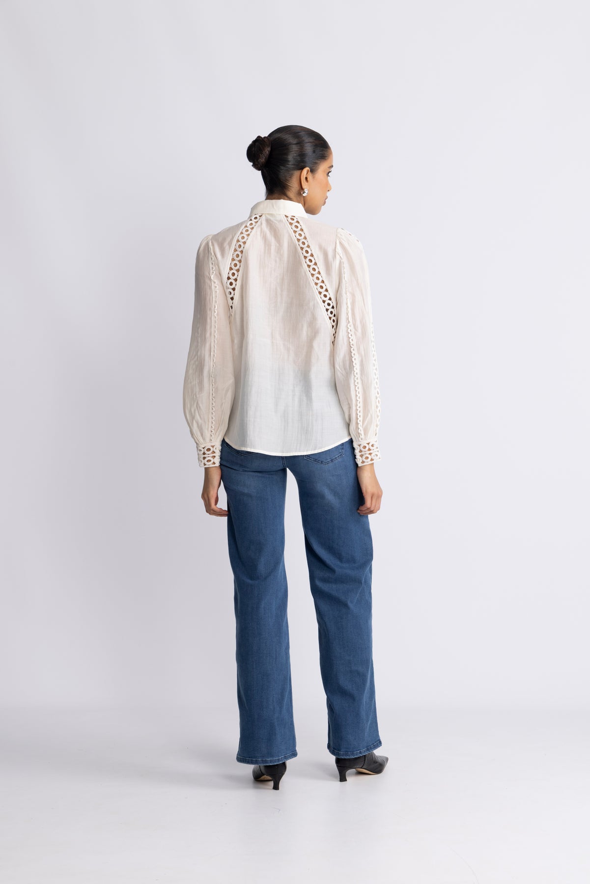 Cmmolly-Shirt Lace Band - Jet Stream