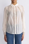Cmmolly-Shirt Lace Band - Jet Stream