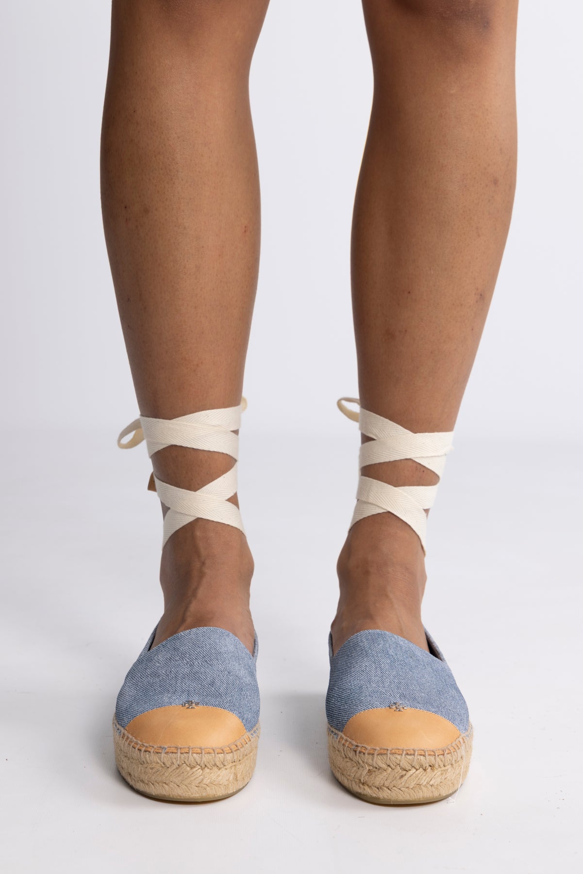 Cap-Toe Espadrille - Blue Cloud / Naturale