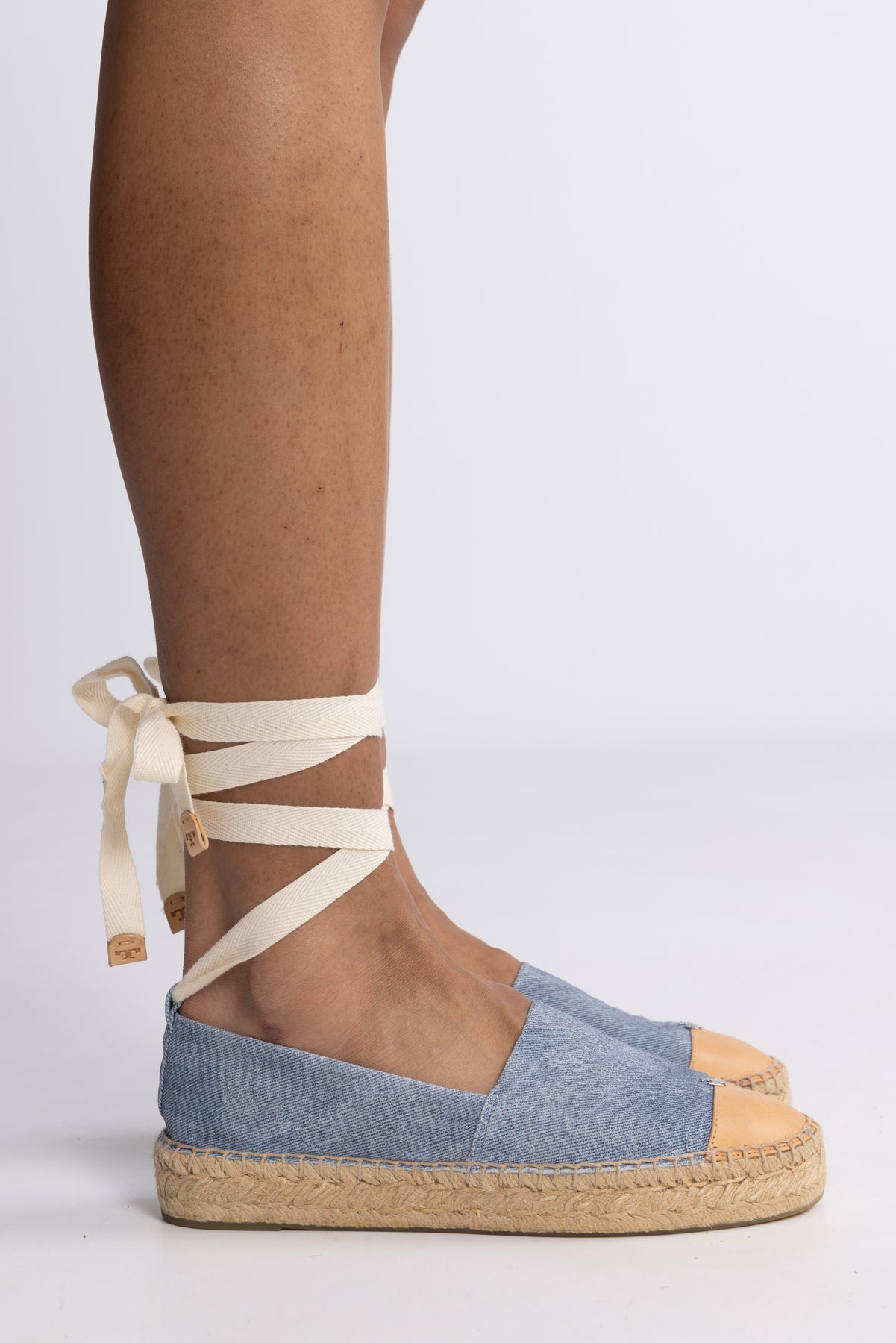 Cap-Toe Espadrille - Blue Cloud / Naturale