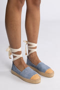 Cap-Toe Espadrille - Blue Cloud / Naturale