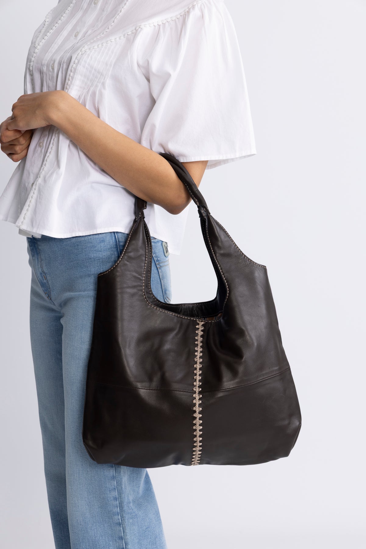 Lamb Clea Crochet Bag - Chocolate Torte