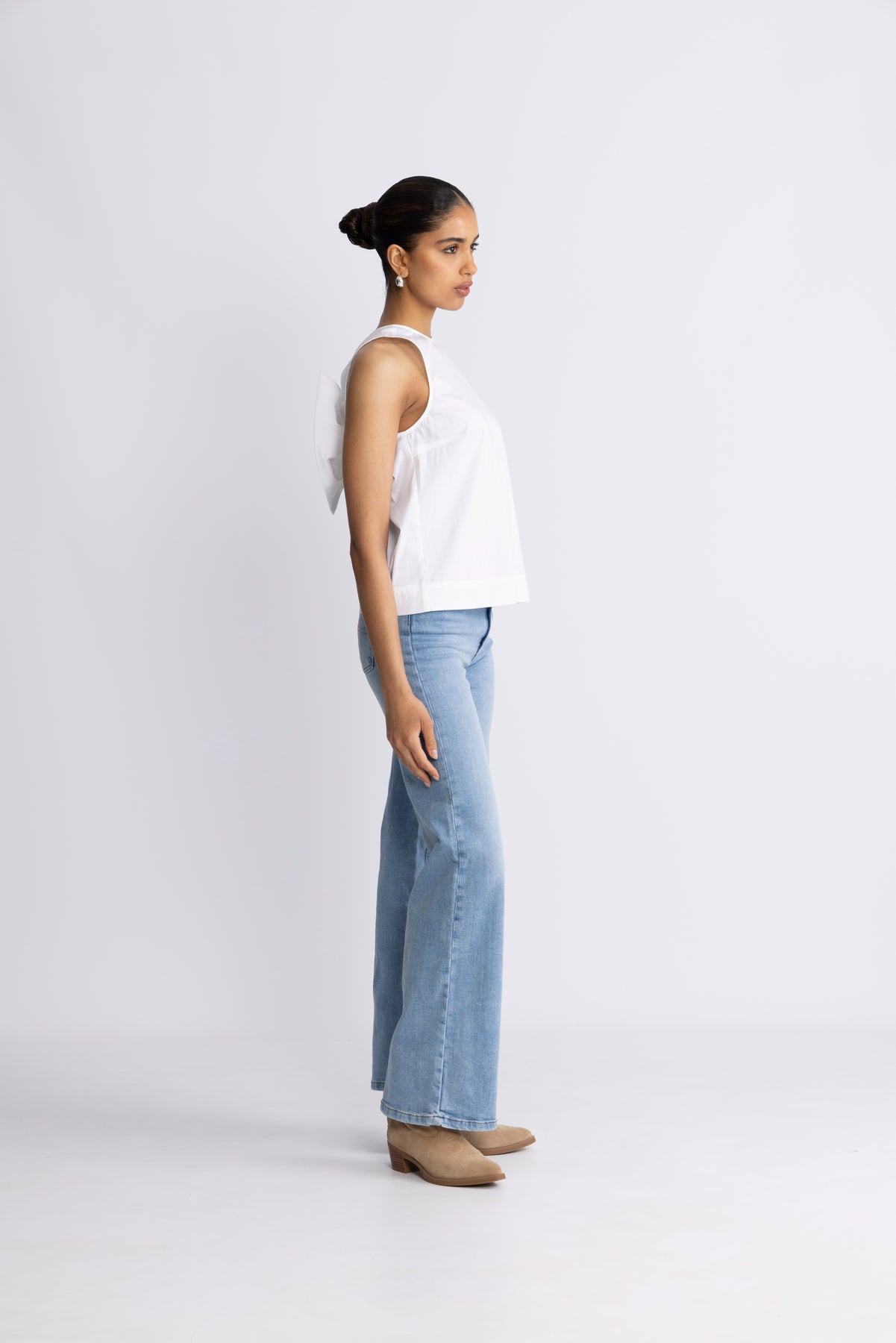 Sannacc Bow Top - Vit