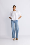 Ethelyn 2/4 Blus - Bright White